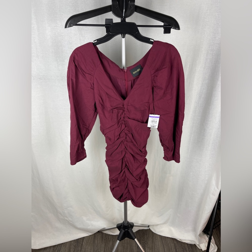 Do + Be maroon mini dress size medium NWT